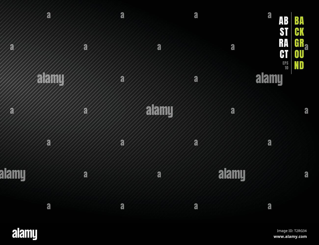 Abstract diagonal lines striped black and gray gradient background and ...