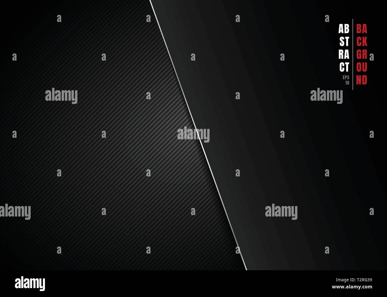 Abstract template diagonal lines striped black and gray gradient ...