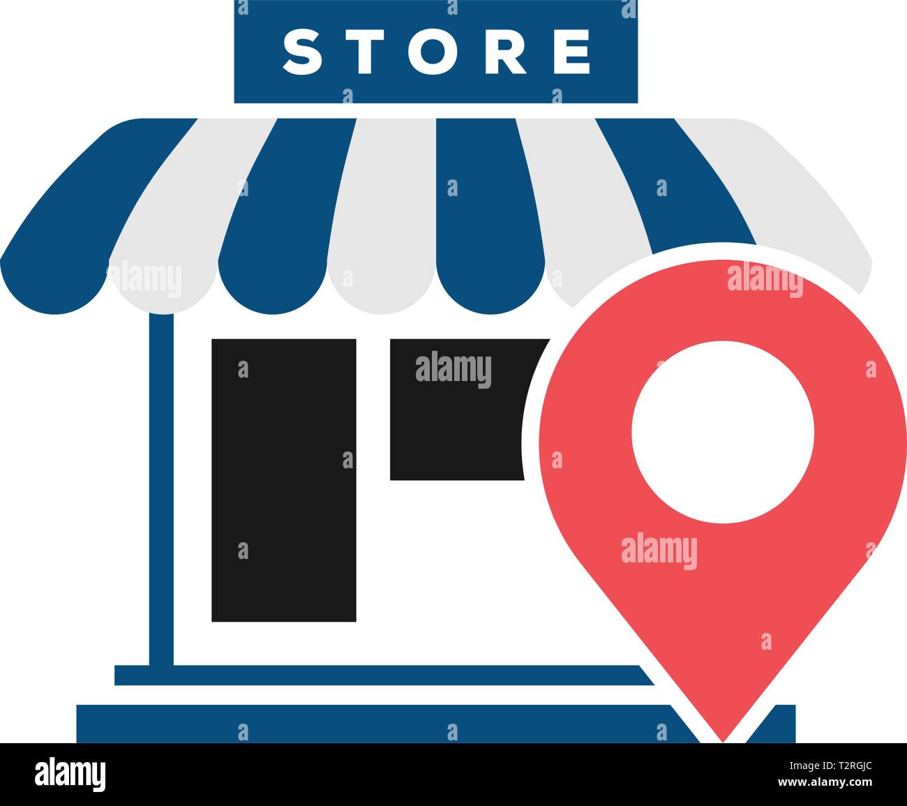 Store graphic design template vector isolated illustration Stock Vector