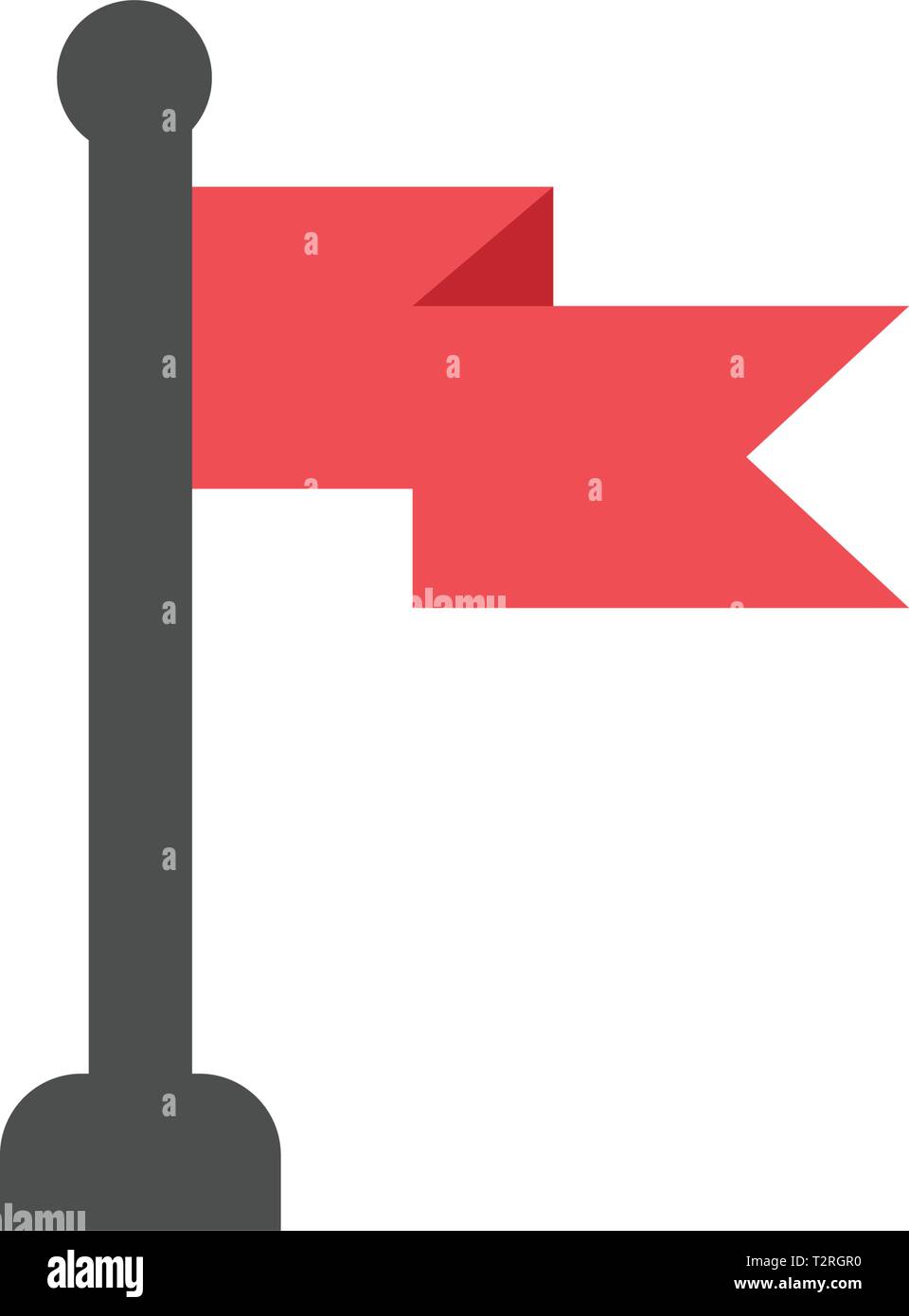 Flag graphic design template vector isolated illustration Stock Vector