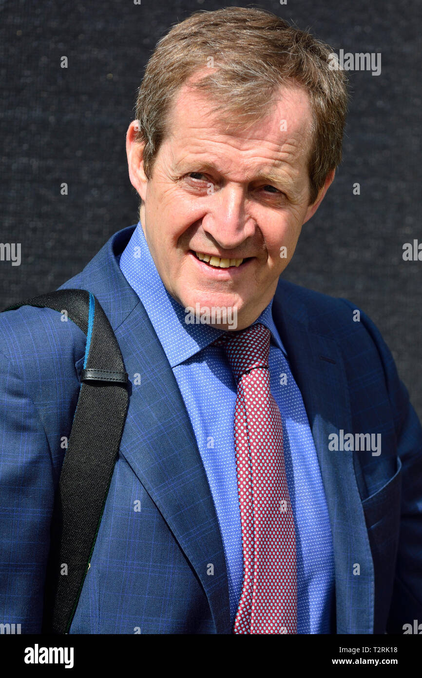 Alastair Campbell - journalist, broadcaster, political aide and author, former Downing Street Press Secretary forTony Blair. College Green, Westminste Stock Photo
