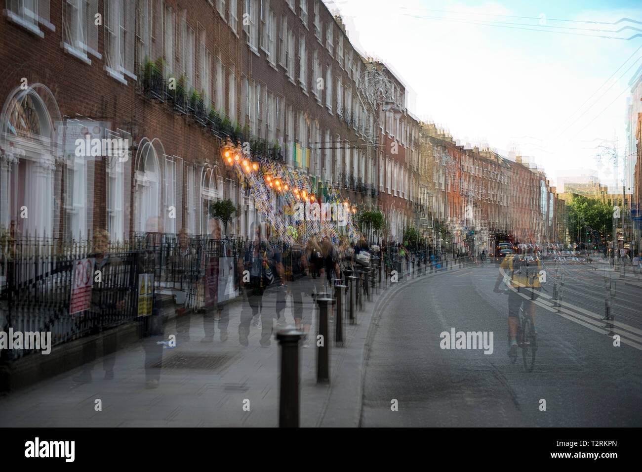 Dublin, Ireland. Harcourt Street Stock Photo Alamy