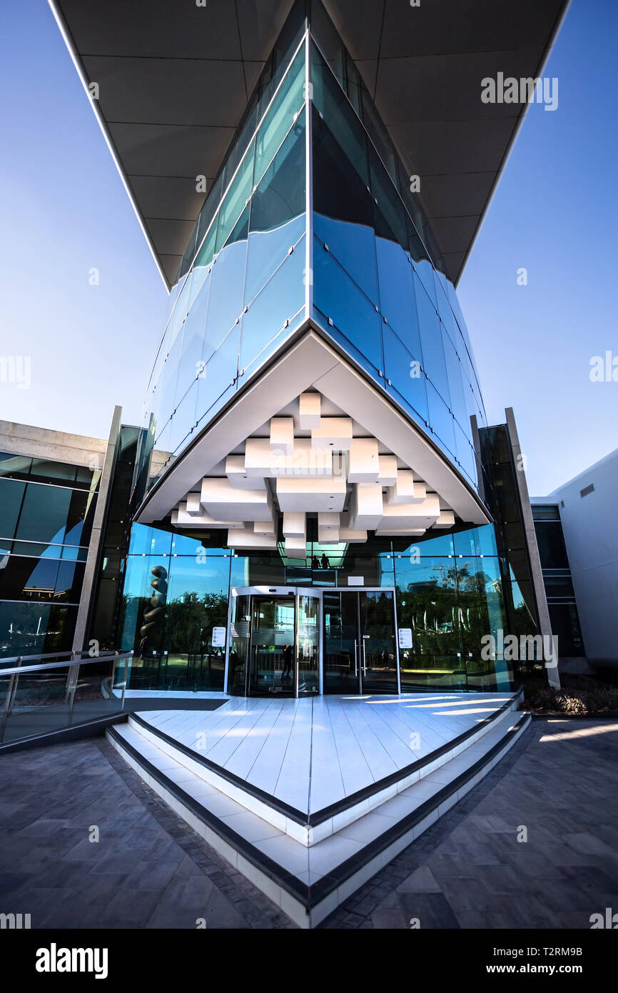 Glass Building Johannesburg South Africa High Resolution Stock