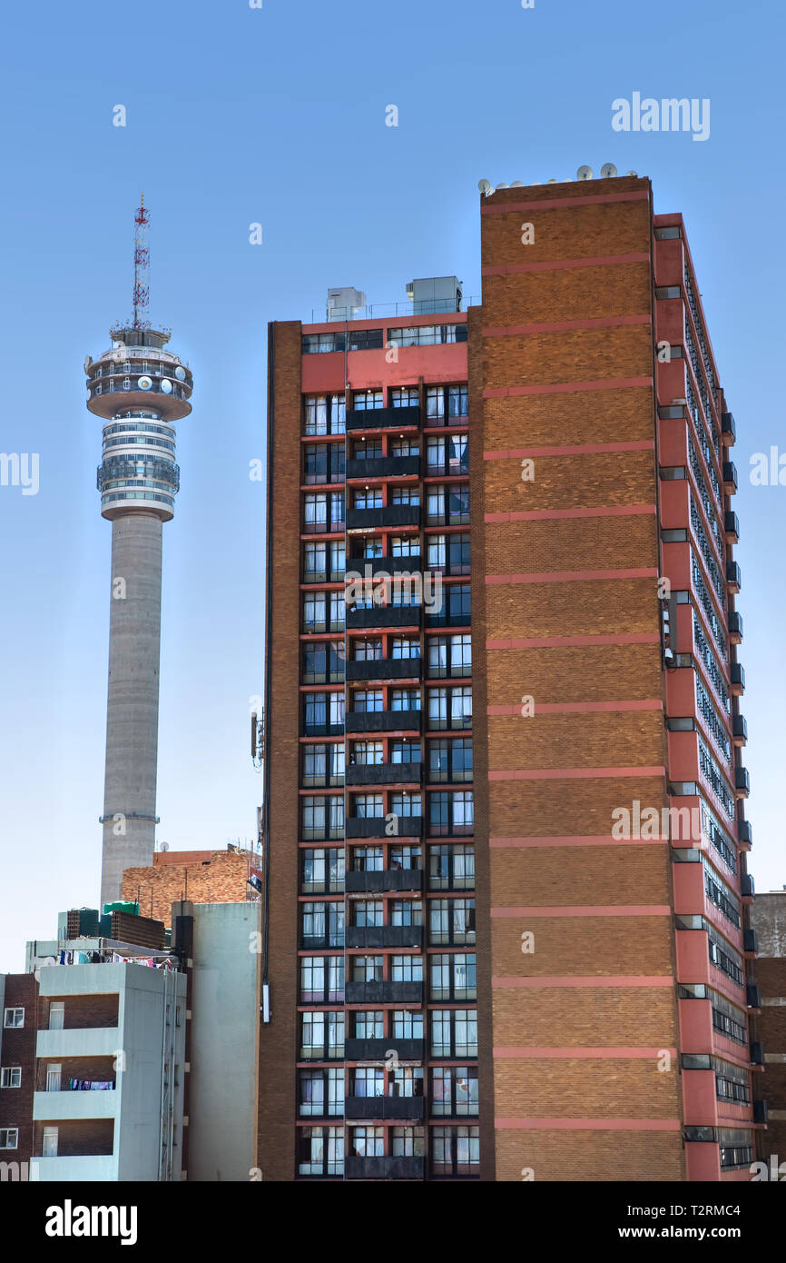 Johannesburg skyline with hillbrow tower hires stock photography and images Alamy