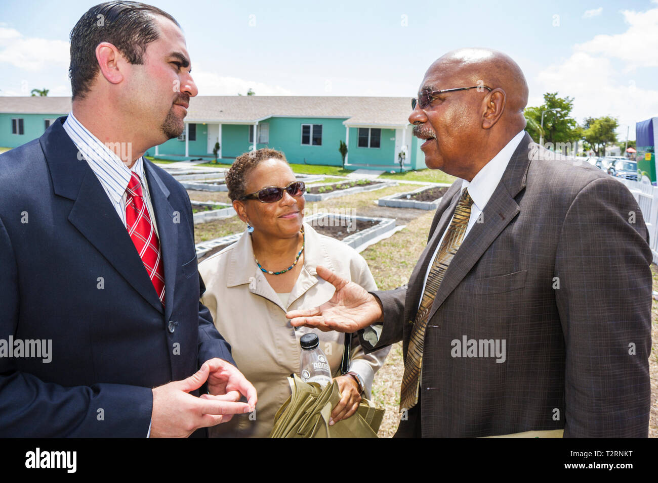 Florida, FL, South, Miami, Liberty City, Square, public housing, ceremony, dedication, community