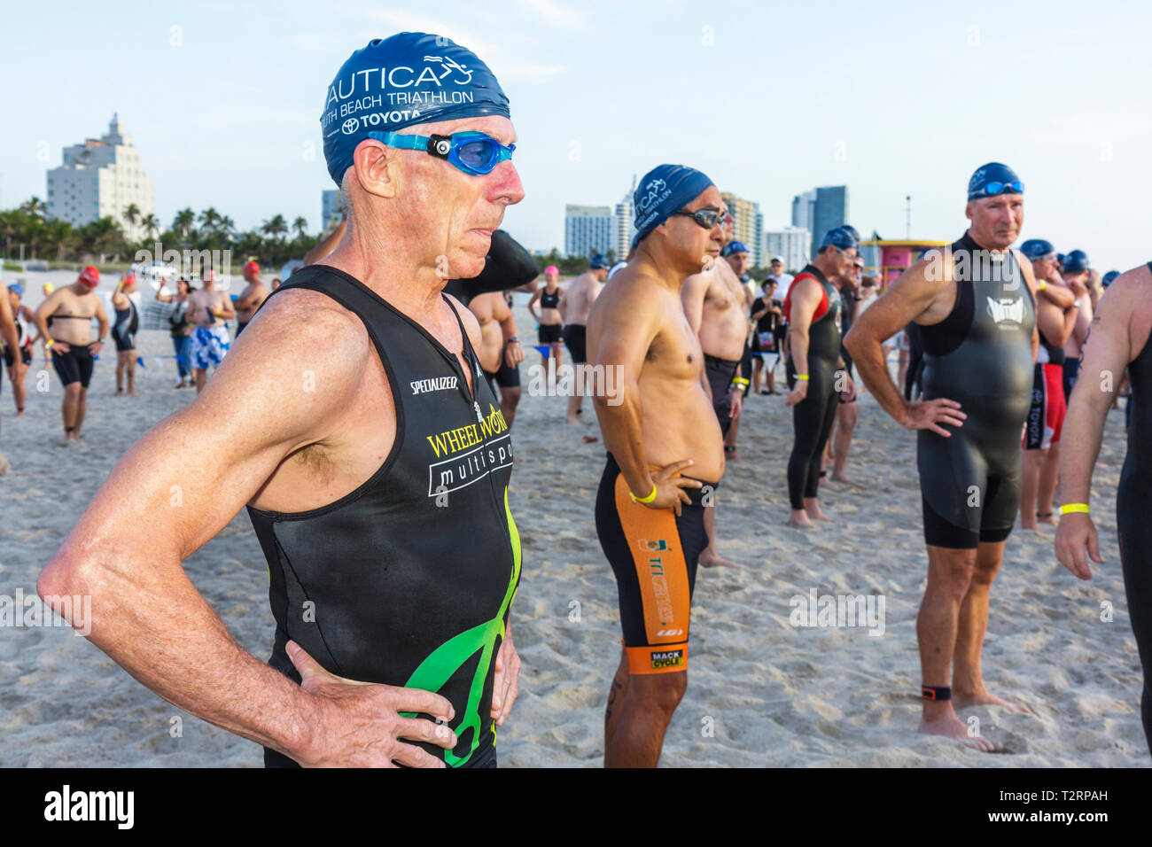 Miami Beach Florida,Nautica South Beach Triathlon,Atlantic Ocean water