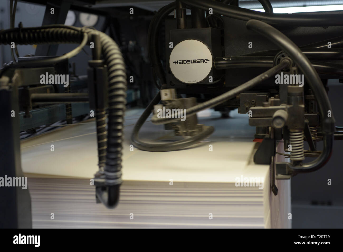 Digital printing industrial equipment Stock Photo Alamy