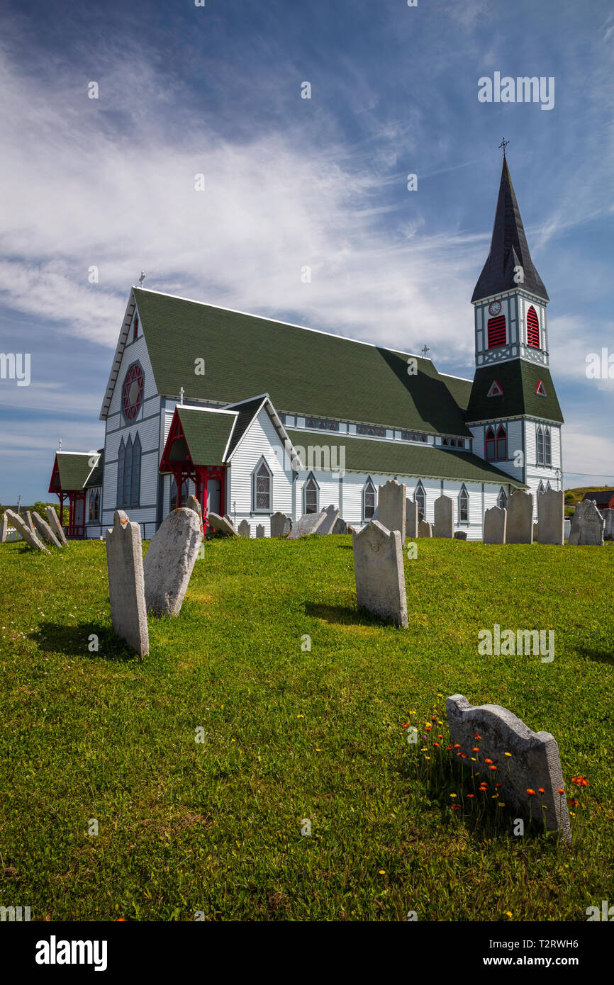 St. Paul's Anglican Church, Trinity, Newfoundland and Labrador, Canada Stock Photo