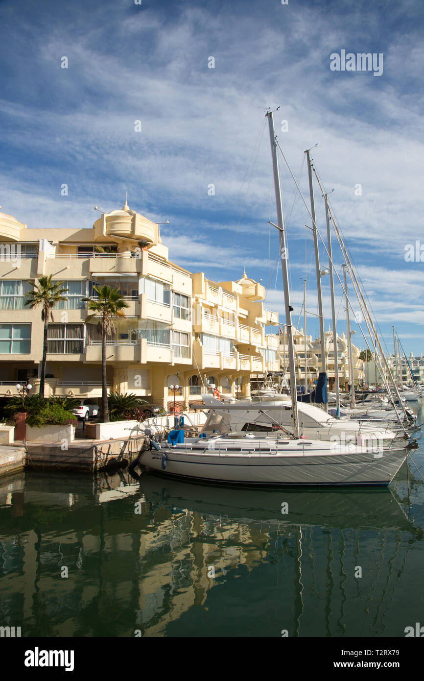 Benalmadena marina, Costa del Sol, Spain. Advertised to be one of the
