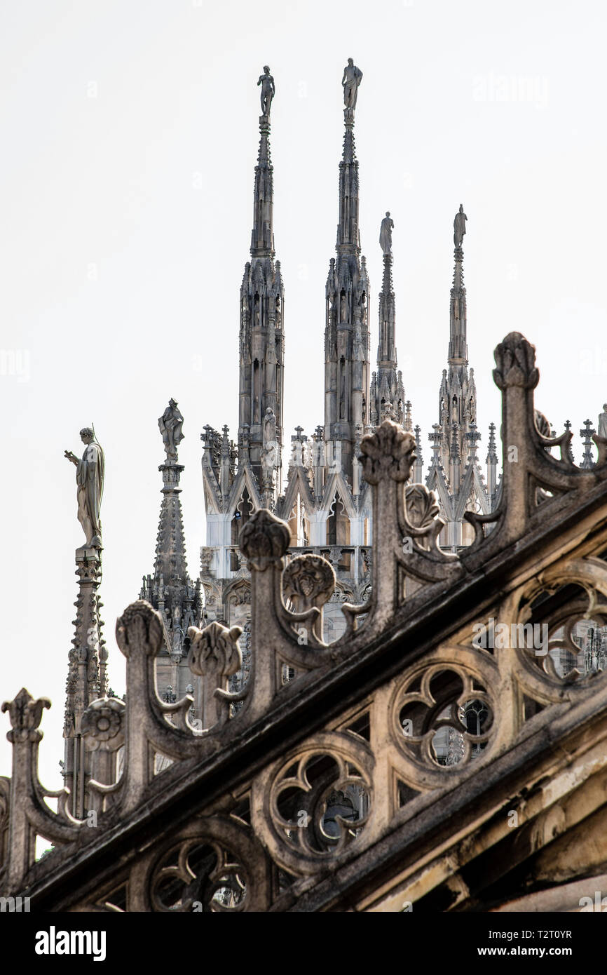Duomo di Milano, Milan july 2018 Stock Photo