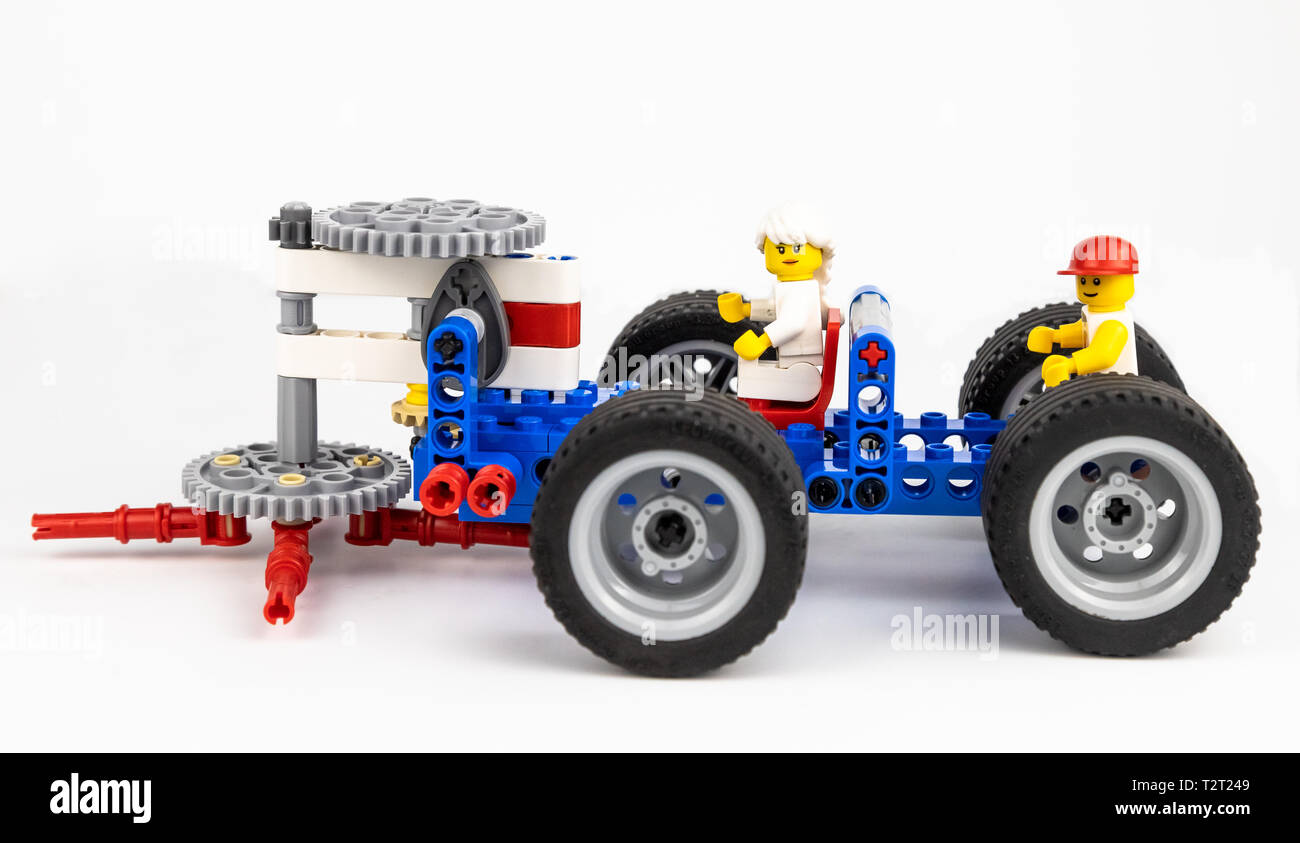 LEGO Machines and Mechanisms Sweeper machine Stock Photo Alamy