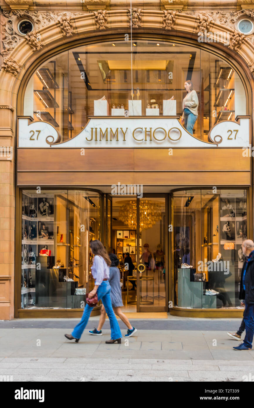 View of the jimmy choo shop on new bond street hi res stock photography and images Alamy