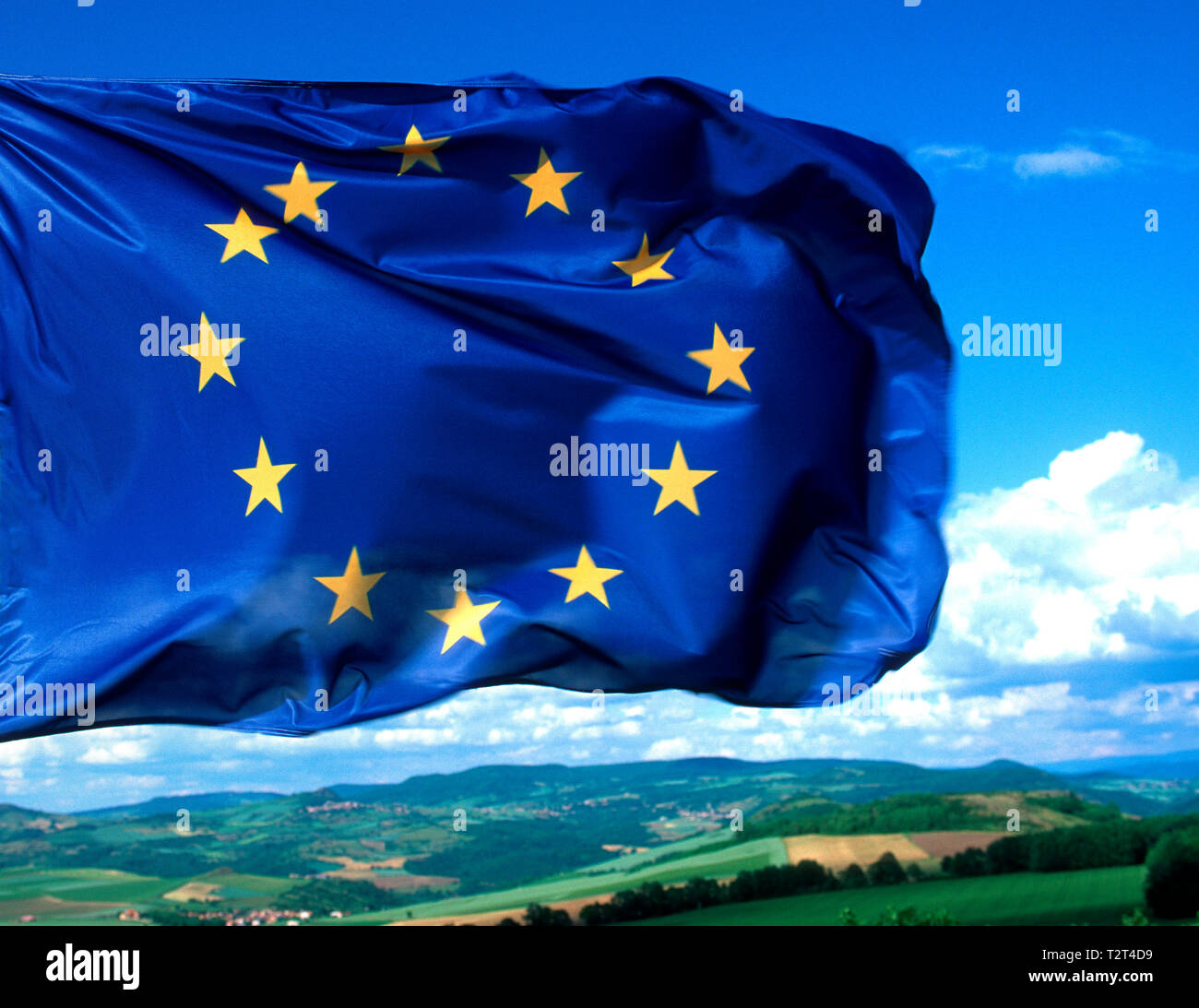 European Union flag Stock Photo