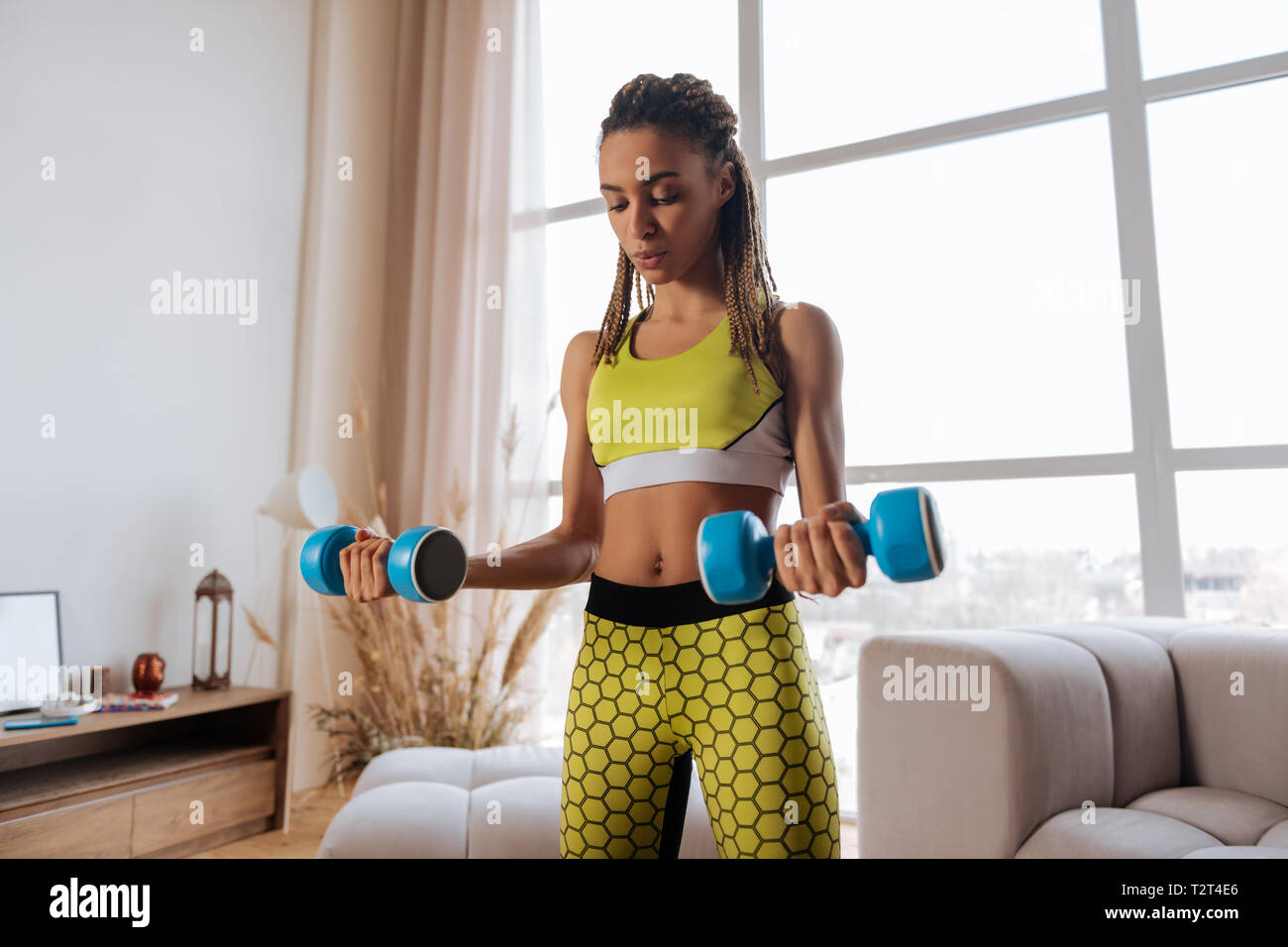 Yellow leggings High Resolution Stock 