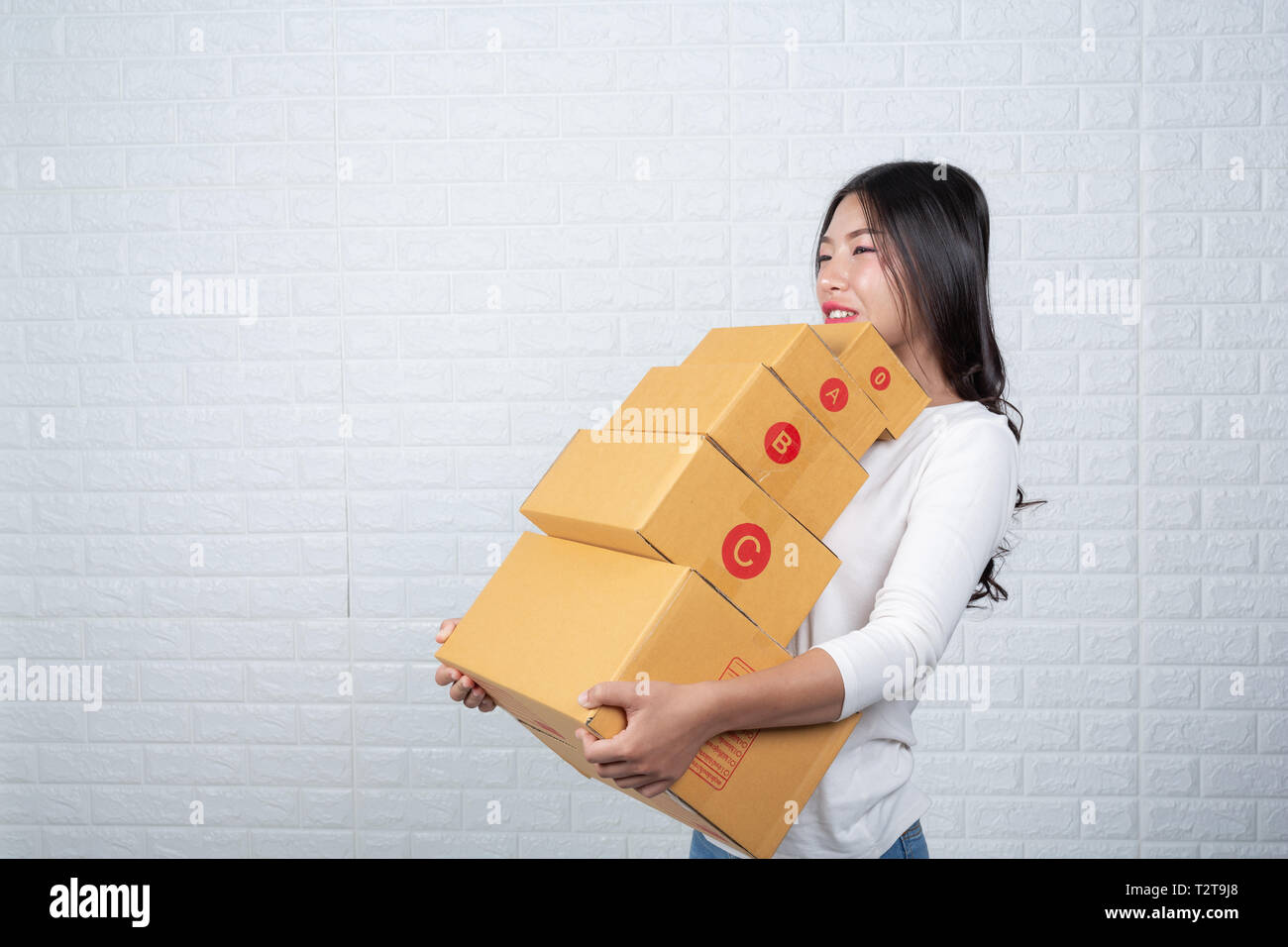 Hand made laughing hi-res stock photography and images - Alamy