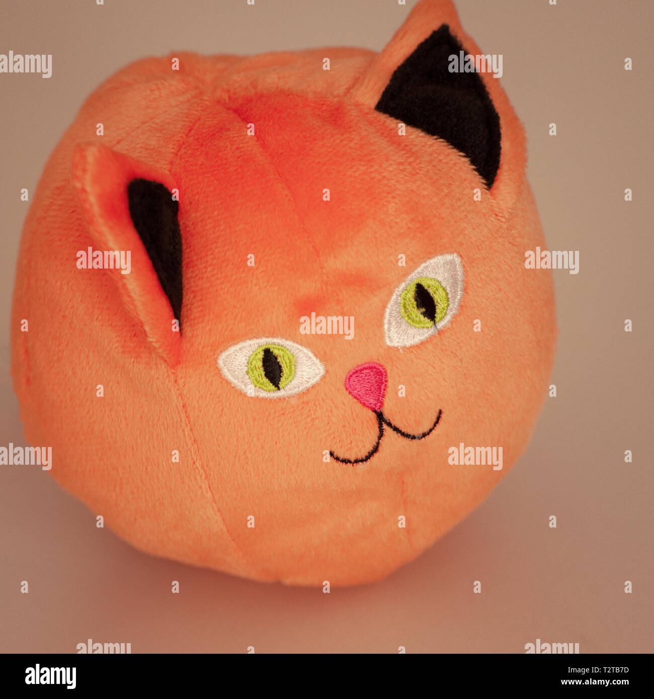 orange cat key chain Stock Photo