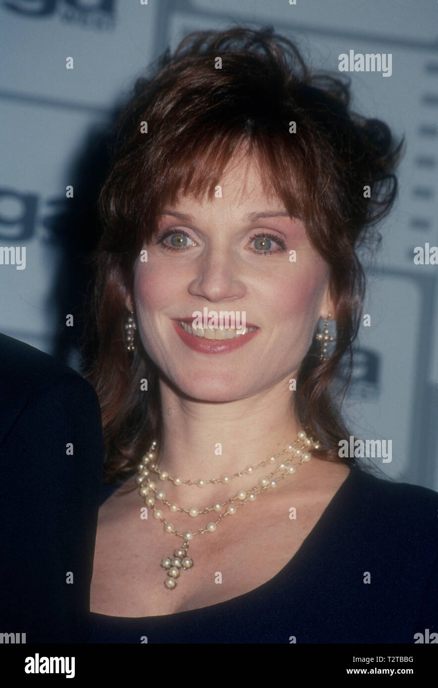 BEVERLY HILLS, CA - MARCH 13: Actress Marilu Henner attends the 46th Annual Writers Guild of America Awards on March 13, 1994 at the Beverly Hilton Hotel in Beverly Hills, California. Photo by Barry King/Alamy Stock Photo Stock Photo