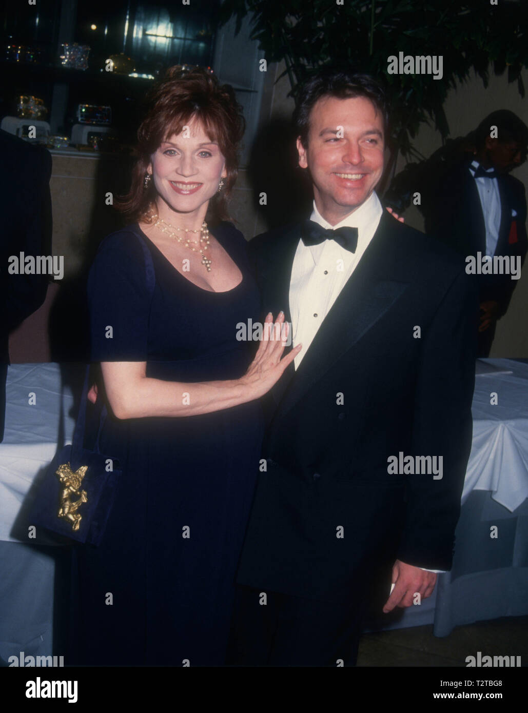 BEVERLY HILLS, CA - MARCH 13: Actress Marilu Henner and brother Lorin Henner attend the 46th Annual Writers Guild of America Awards on March 13, 1994 at the Beverly Hilton Hotel in Beverly Hills, California. Photo by Barry King/Alamy Stock Photo Stock Photo