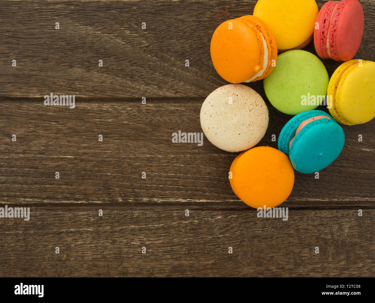macaron or macaroon is dessert originated from France Stock Photo Alamy