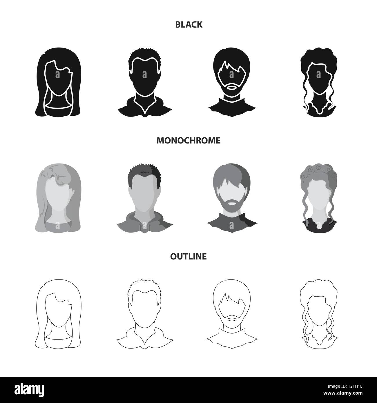 Vector illustration of professional and photo icon. Collection of ...
