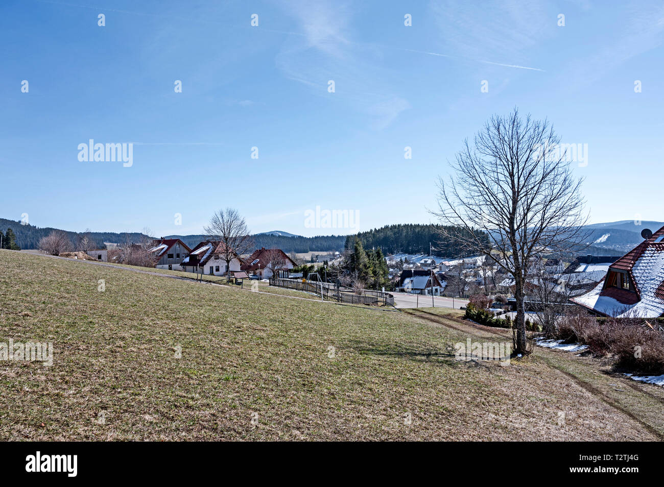 Breitnau (Black Forest, Baden-Württemberg, Germany; Breitnau im Hochschwarzwald Stock Photo