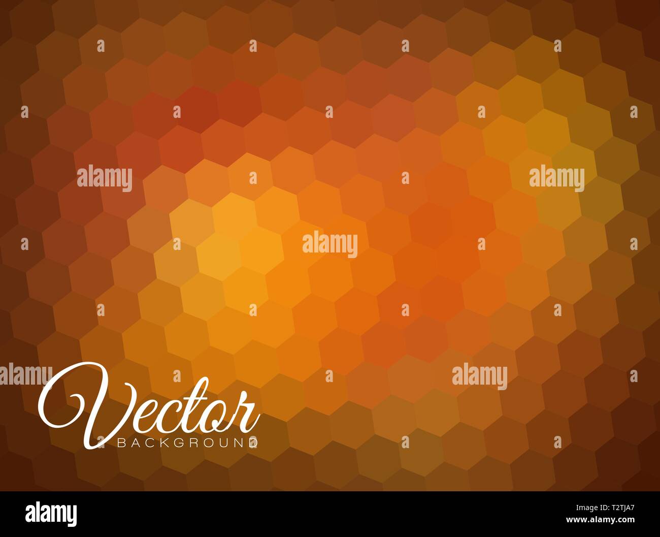 Abstract blur background made from hexagons with place for your text Stock Vector