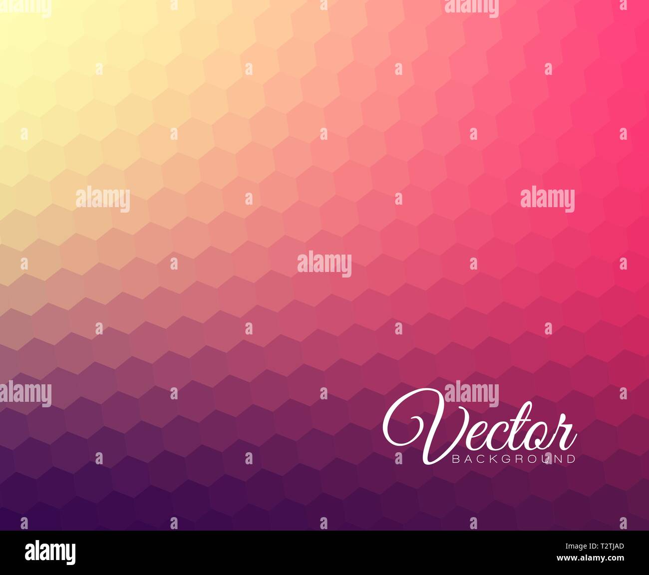 Abstract blur background made from hexagons with place for your text Stock Vector