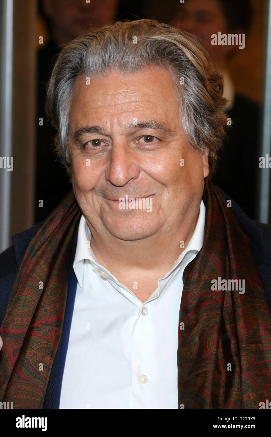 Christian Clavier attending the 'Monsieur Claude 2' at Cinema International  on April 2, 2019 in Berlin, Germany Stock Photo - Alamy
