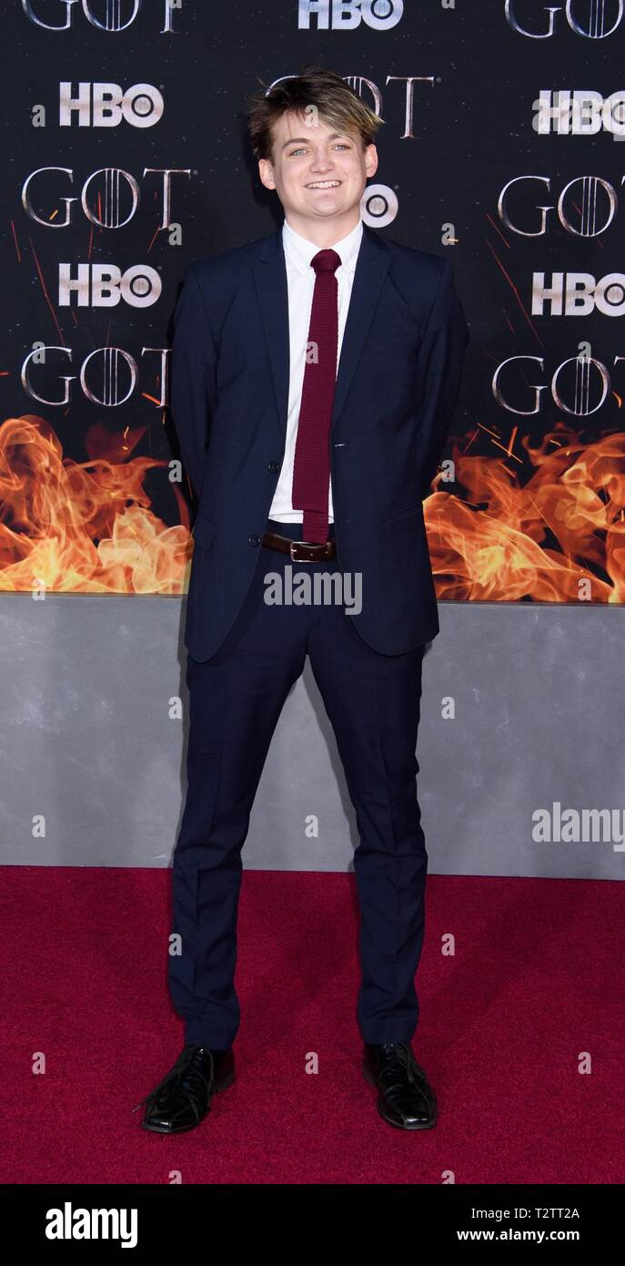 Jack Gleeson at arrivals for GAME OF THRONES Finale Season Premiere on HBO,  Radio City Music