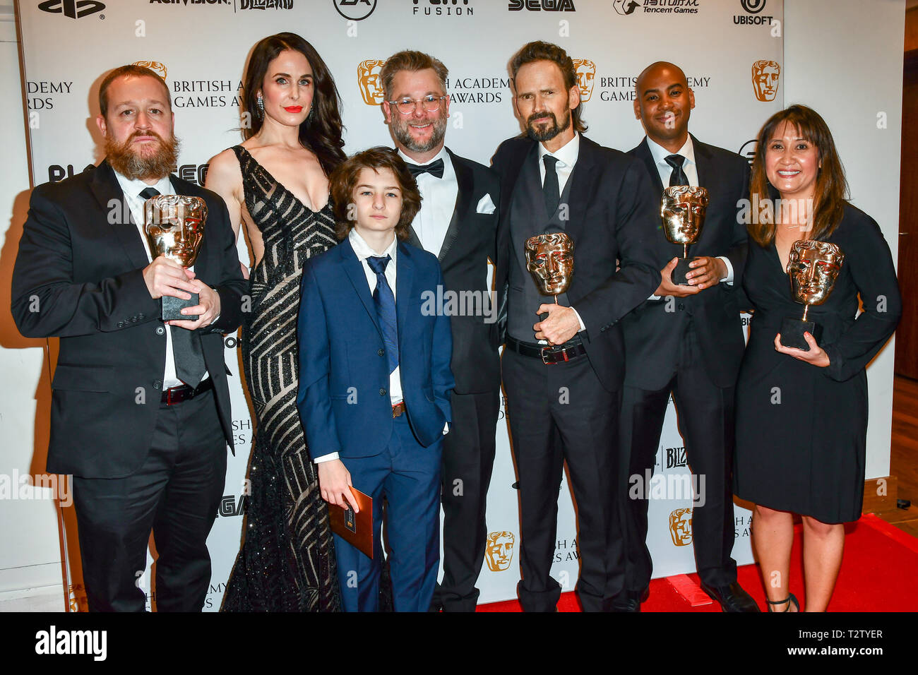 London, UK. 4th Apr 2019. Winner: God of War byTeams at the British Academy (BAFTA) Games Awards at Queen Elizabeth Hall, Southbank Centre  on 4 March 2019, London, UK. Credit: Picture Capital/Alamy Live News Stock Photo