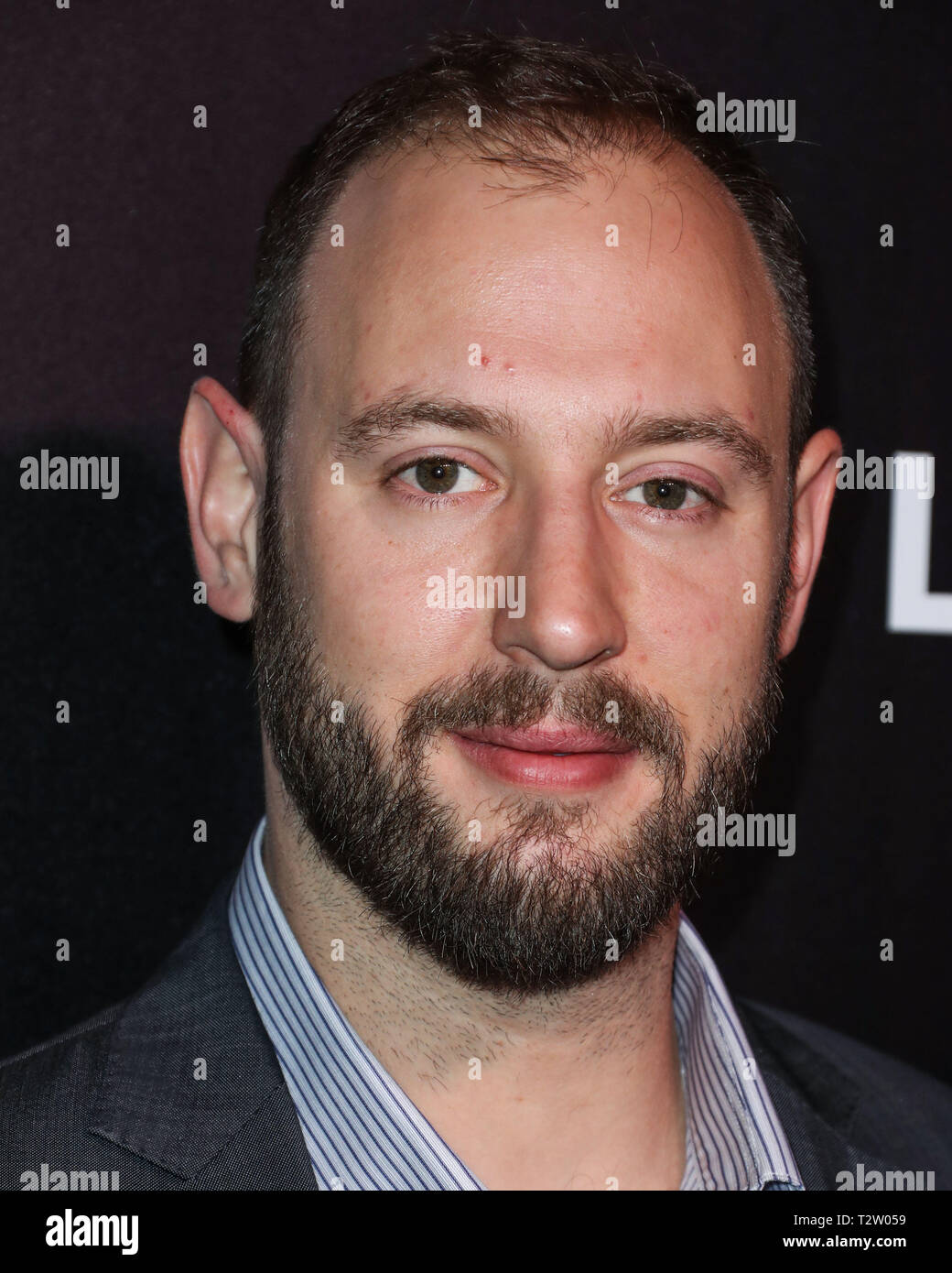 Las Vegas, United States. 04th Apr, 2019. Evan Goldberg arrives at the CinemaCon 2019 - Lionsgate Presentation and Screening of 'Long Shot' held at The Colosseum at Caesars Palace during CinemaCon, the official convention of the National Association of Theatre Owners on April 4, 2019 in Las Vegas, Nevada, United States. (Photo by Xavier Collin/Image Press Agency) Credit: Image Press Agency/Alamy Live News Stock Photo