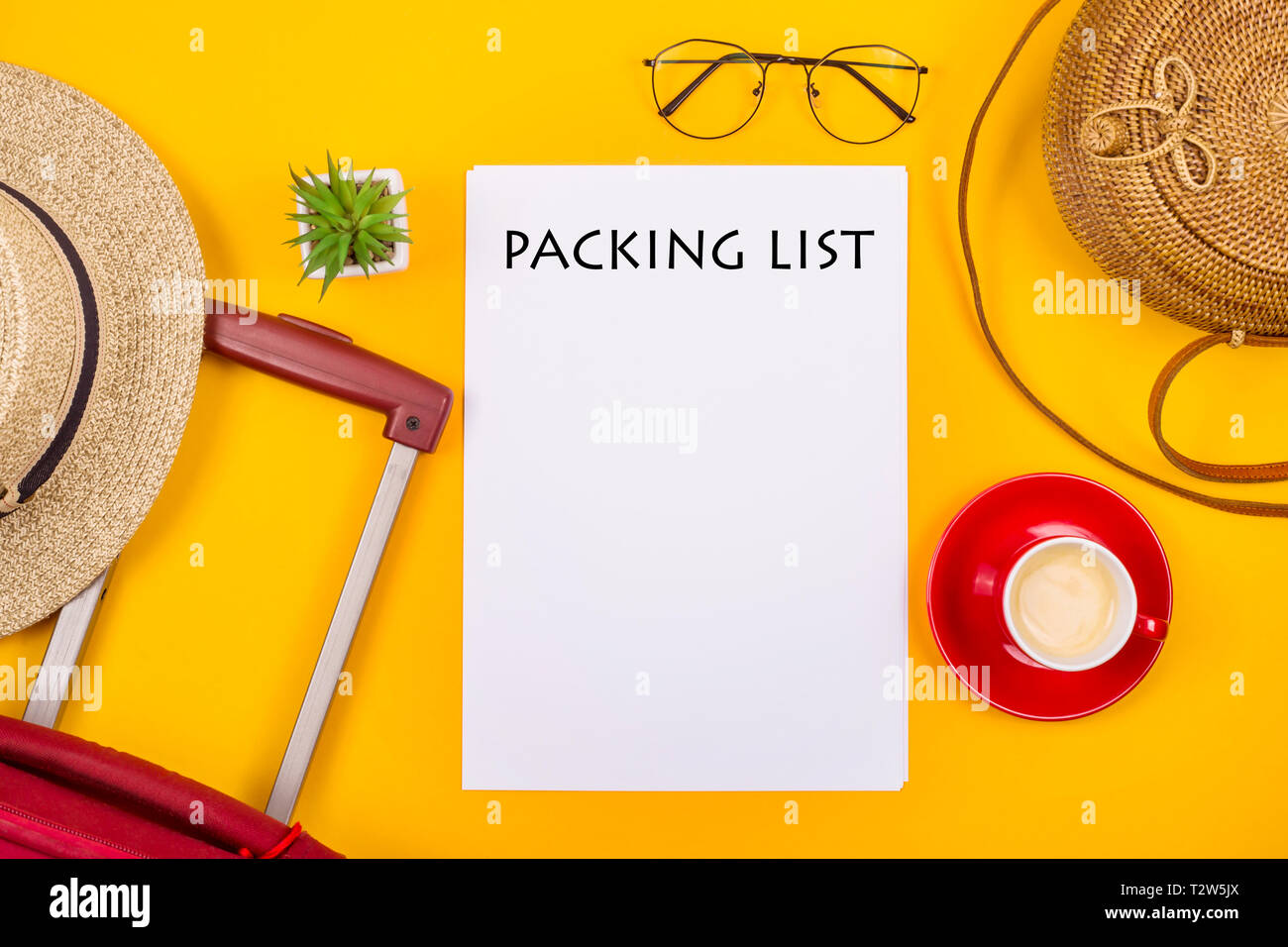 Essential packing for airplane traveling: essential clothes and accessories  in a carry-on bag, vacations and tourism concept, flat lay Stock Vector  Image & Art - Alamy