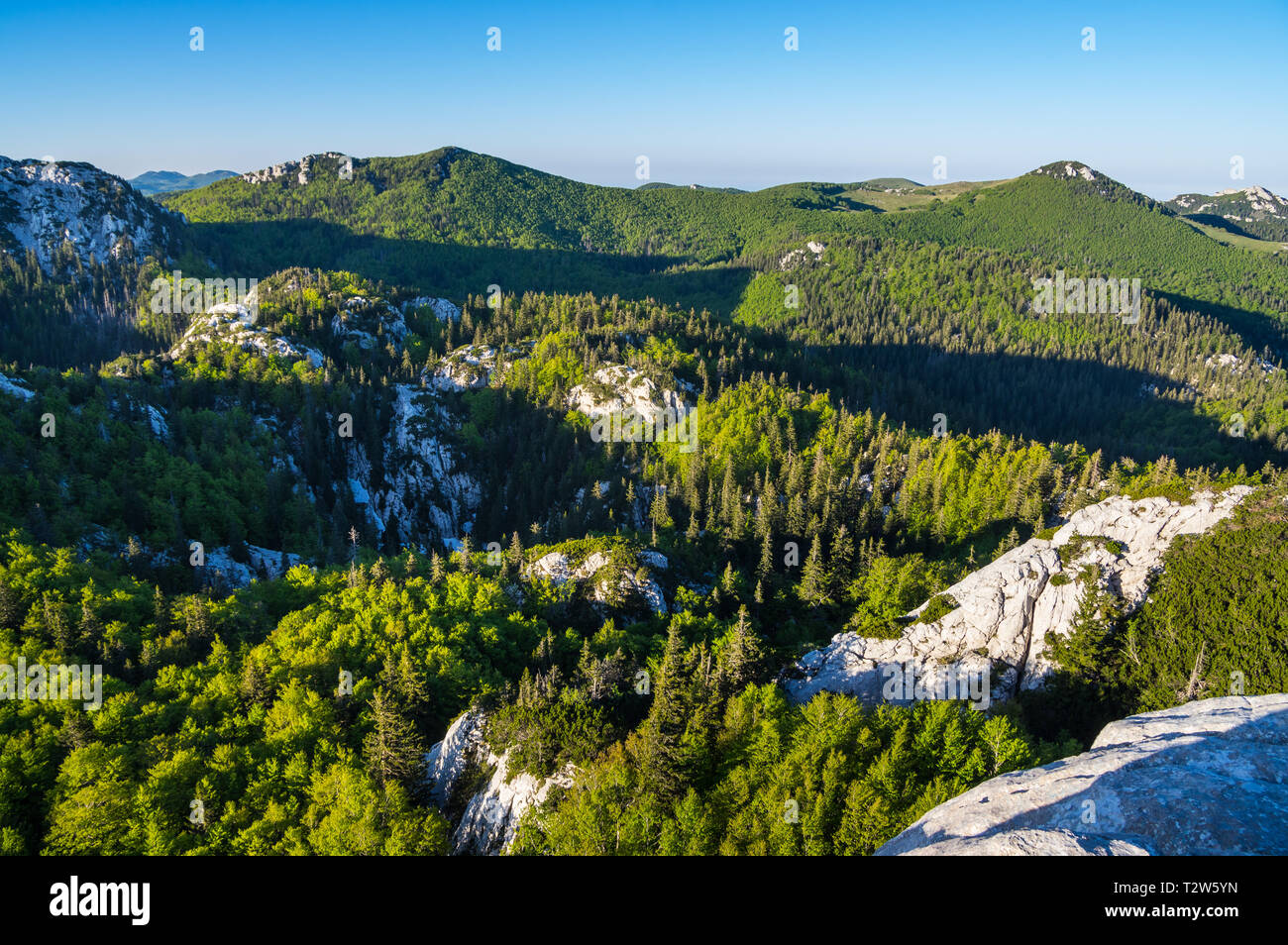 National park Sjeverni Velebit. One of the most beautiful parts of mountain Velebit. Croatia
