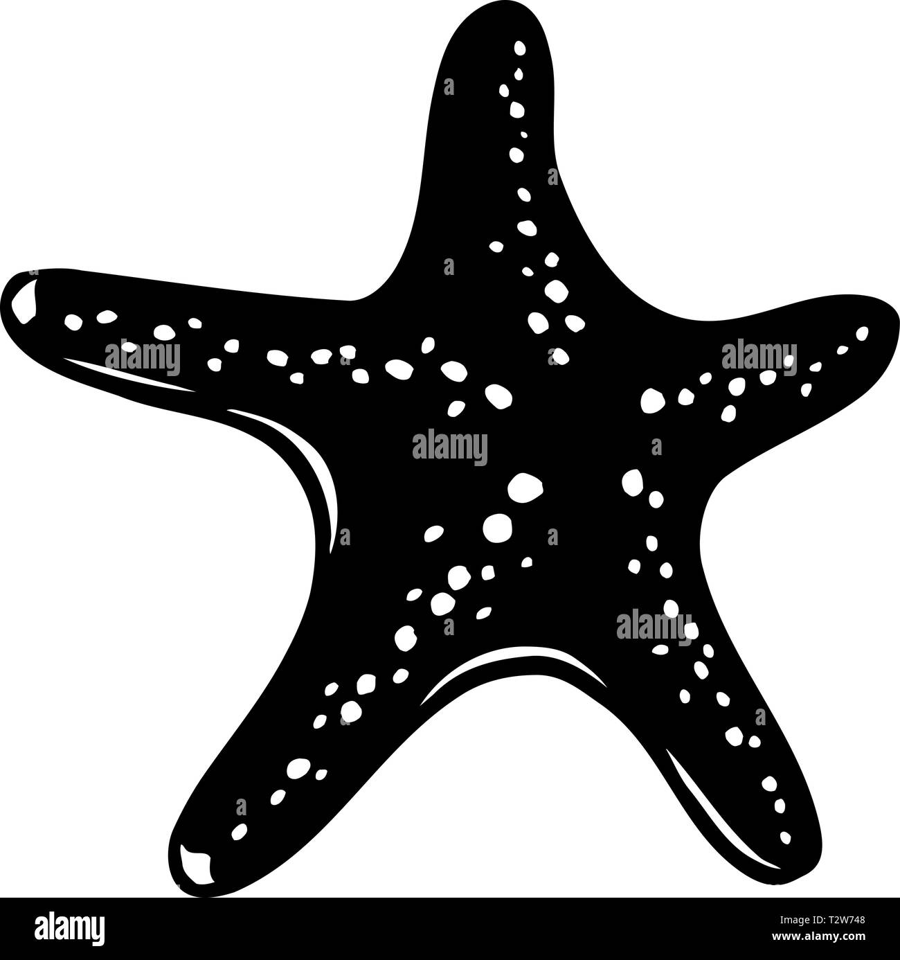 Starfish illustration Stock Vector Images - Alamy