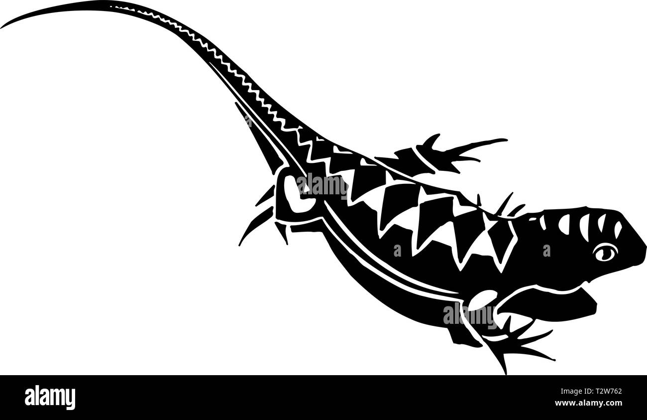 Lizard illustration hi-res stock photography and images - Alamy