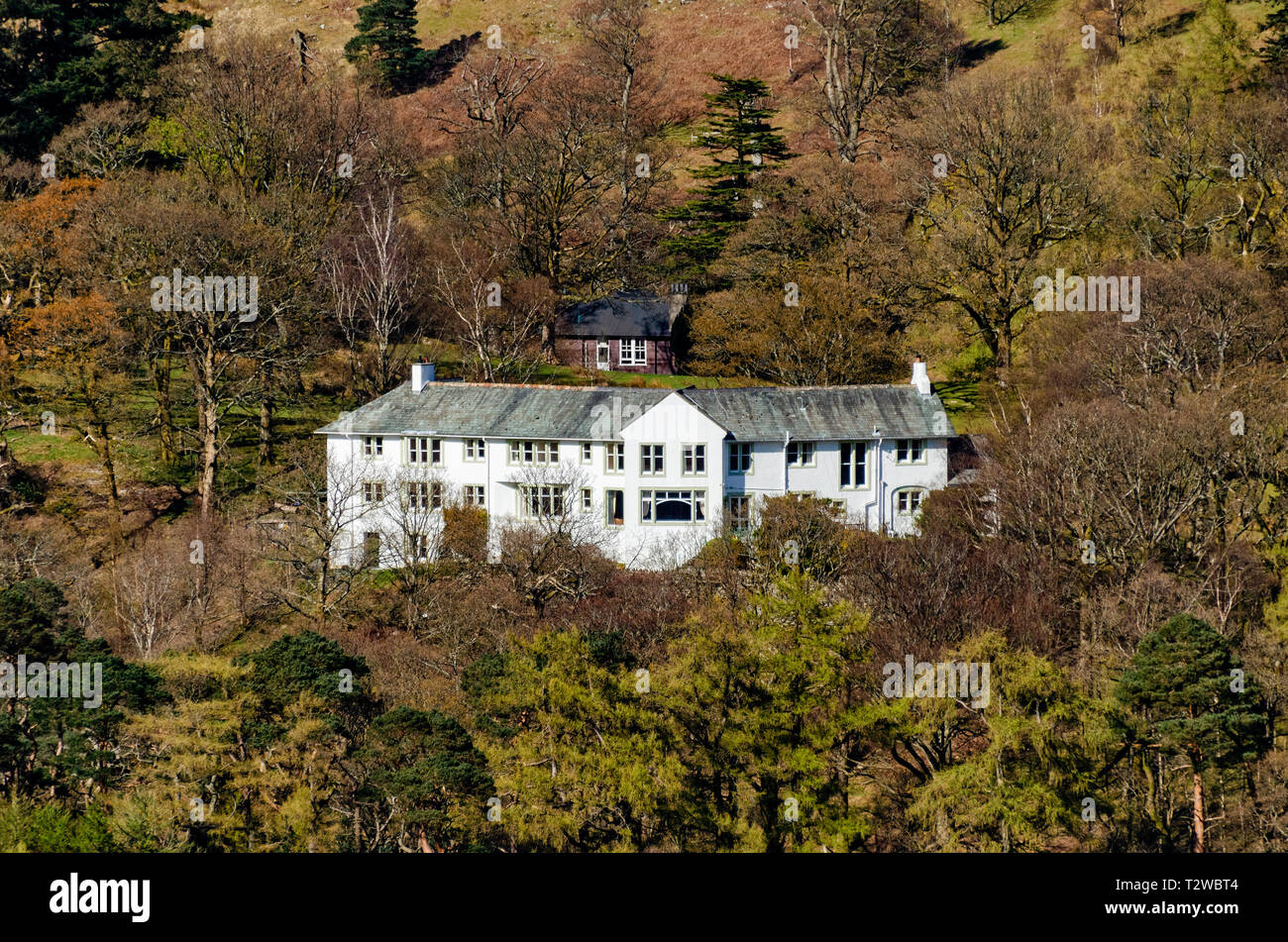 Hassness Country House Hotel near Buttermere in the English Lake District Stock Photo