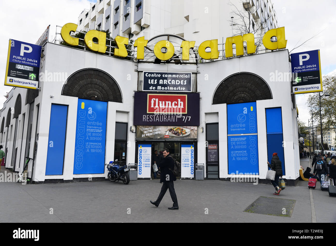 Castorama store - Place de Clichy - Paris Stock Photo - Alamy