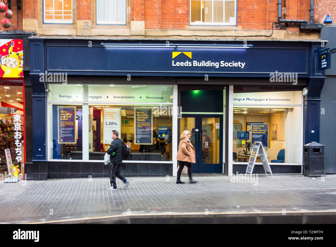 Leeds Building Society Branch In Birmingham UK Stock Photo Alamy