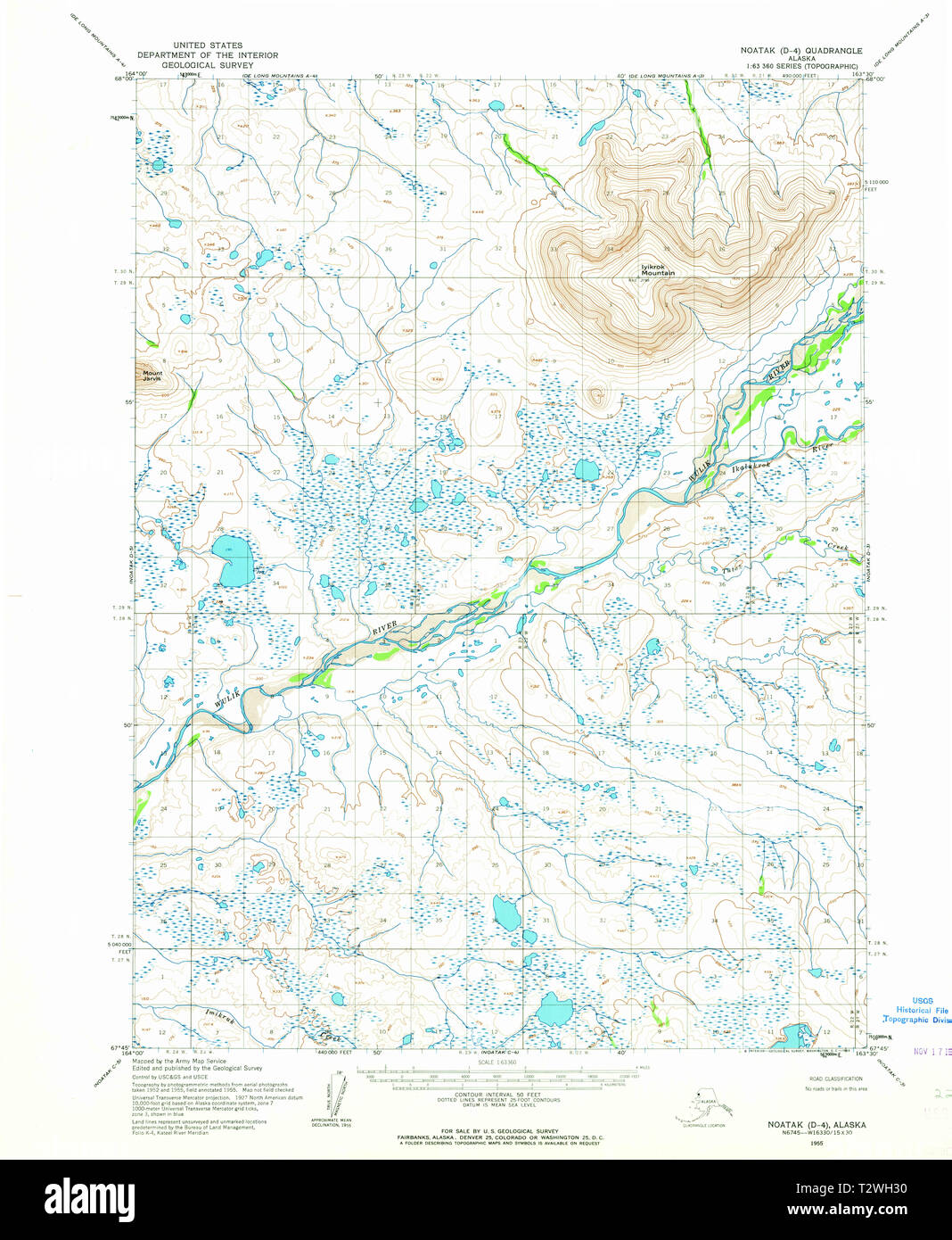 Map of noatak hires stock photography and images Alamy