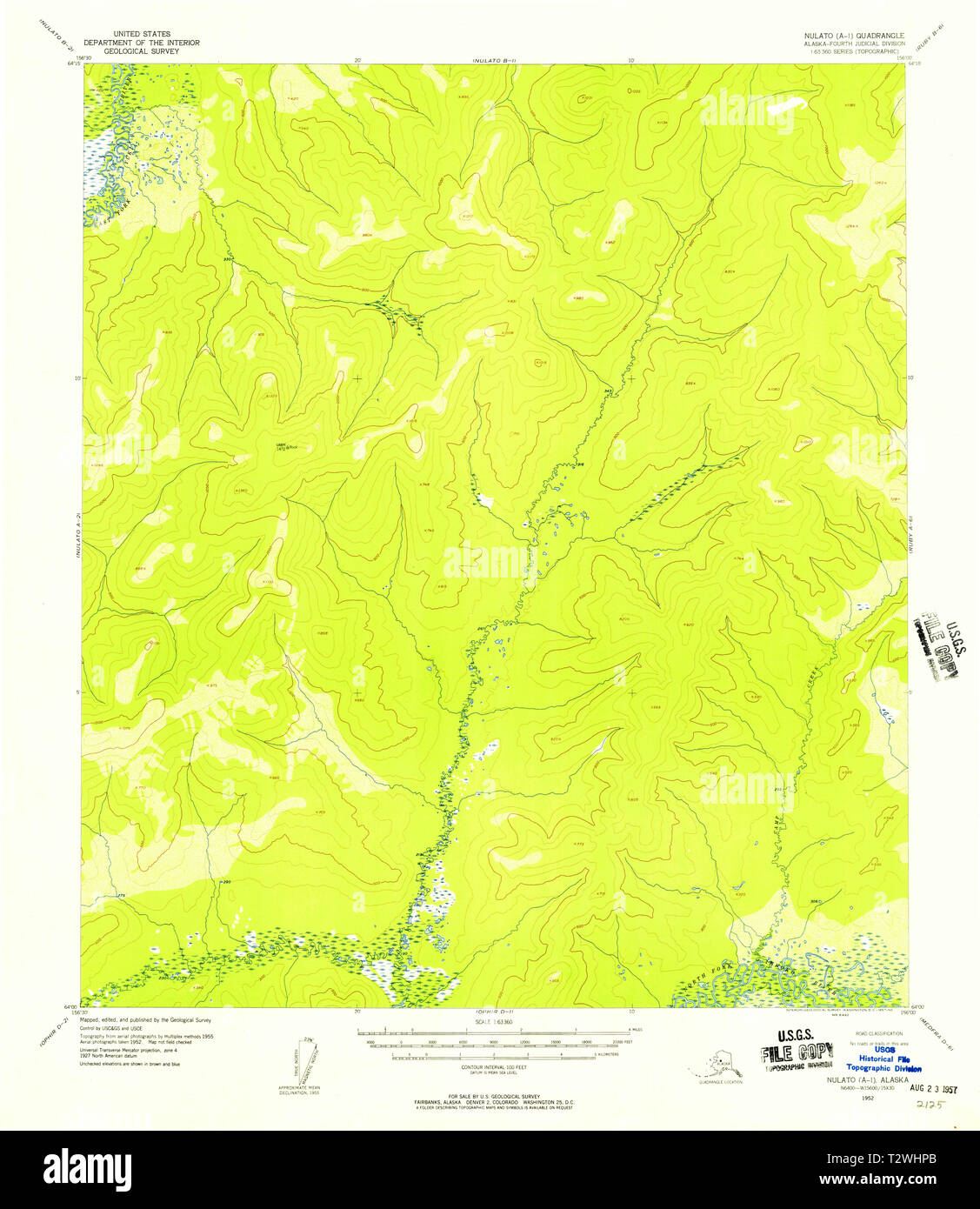 Nulato alaska map hires stock photography and images Alamy