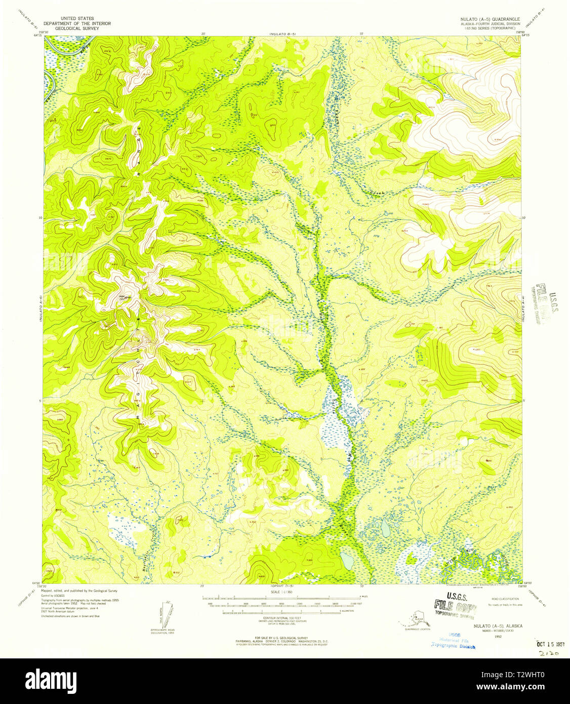 Nulato alaska map hires stock photography and images Alamy