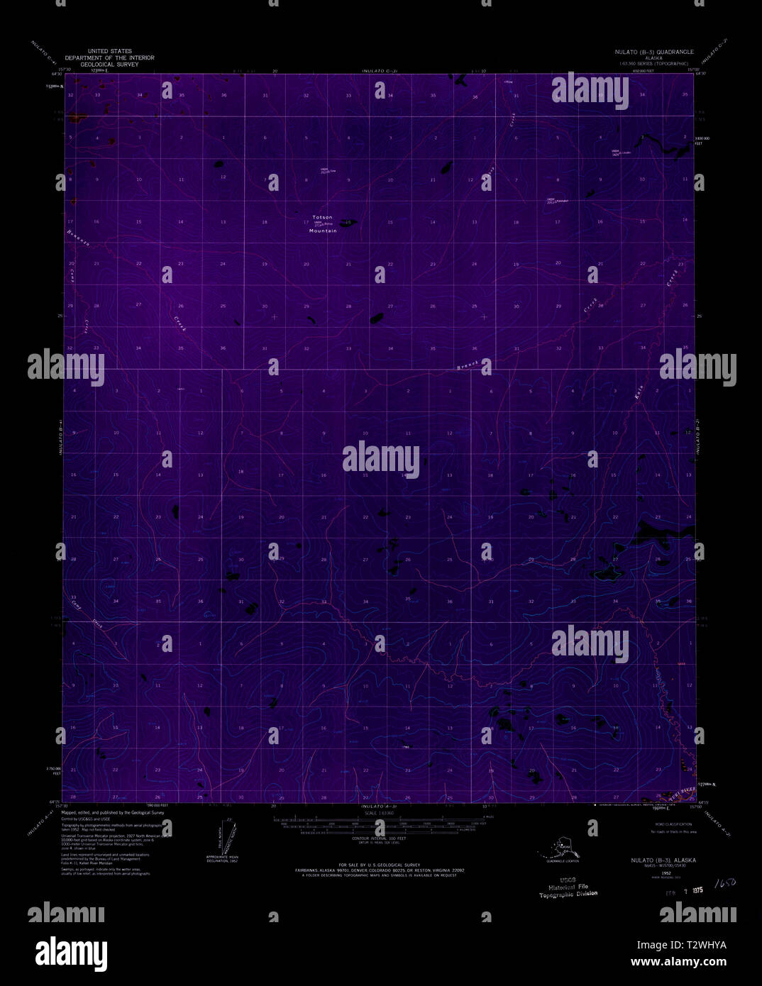 Nulato alaska map hires stock photography and images Alamy