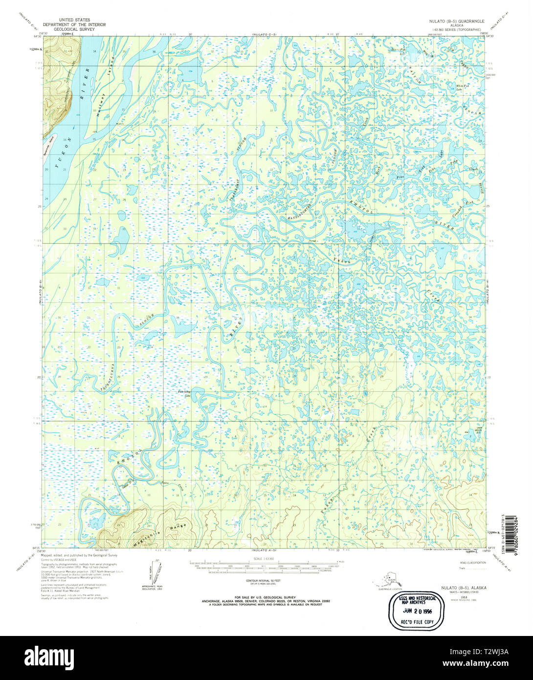 Nulato alaska map Cut Out Stock Images & Pictures Alamy