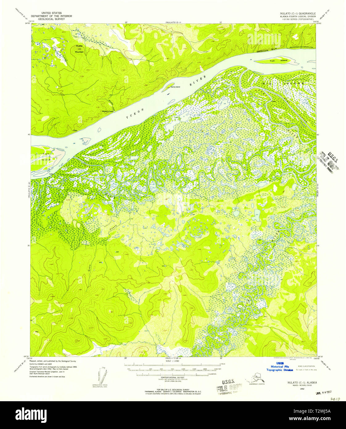Nulato alaska map hires stock photography and images Alamy