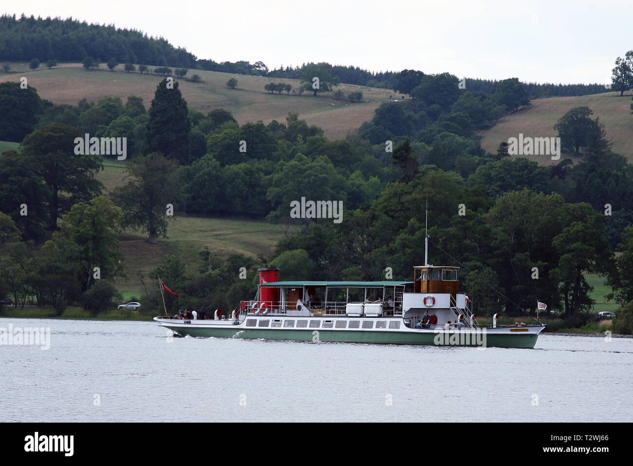 SS Lady of the Lake, Ullswater, Lake District, Cumbria, England Stock Photo