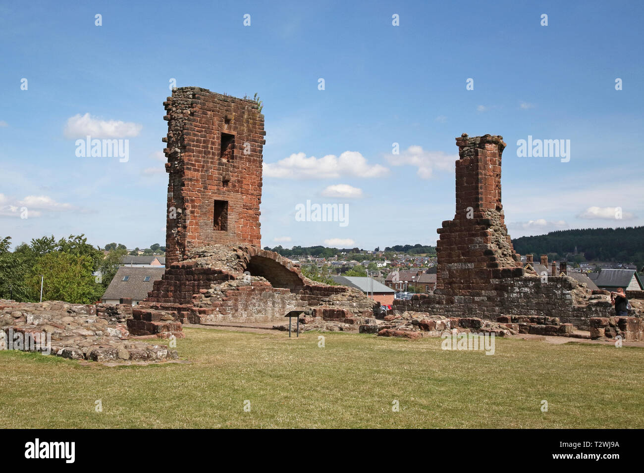 Ruins of Penrith Castle, Penrith, Cumbria, England Stock Photo Alamy