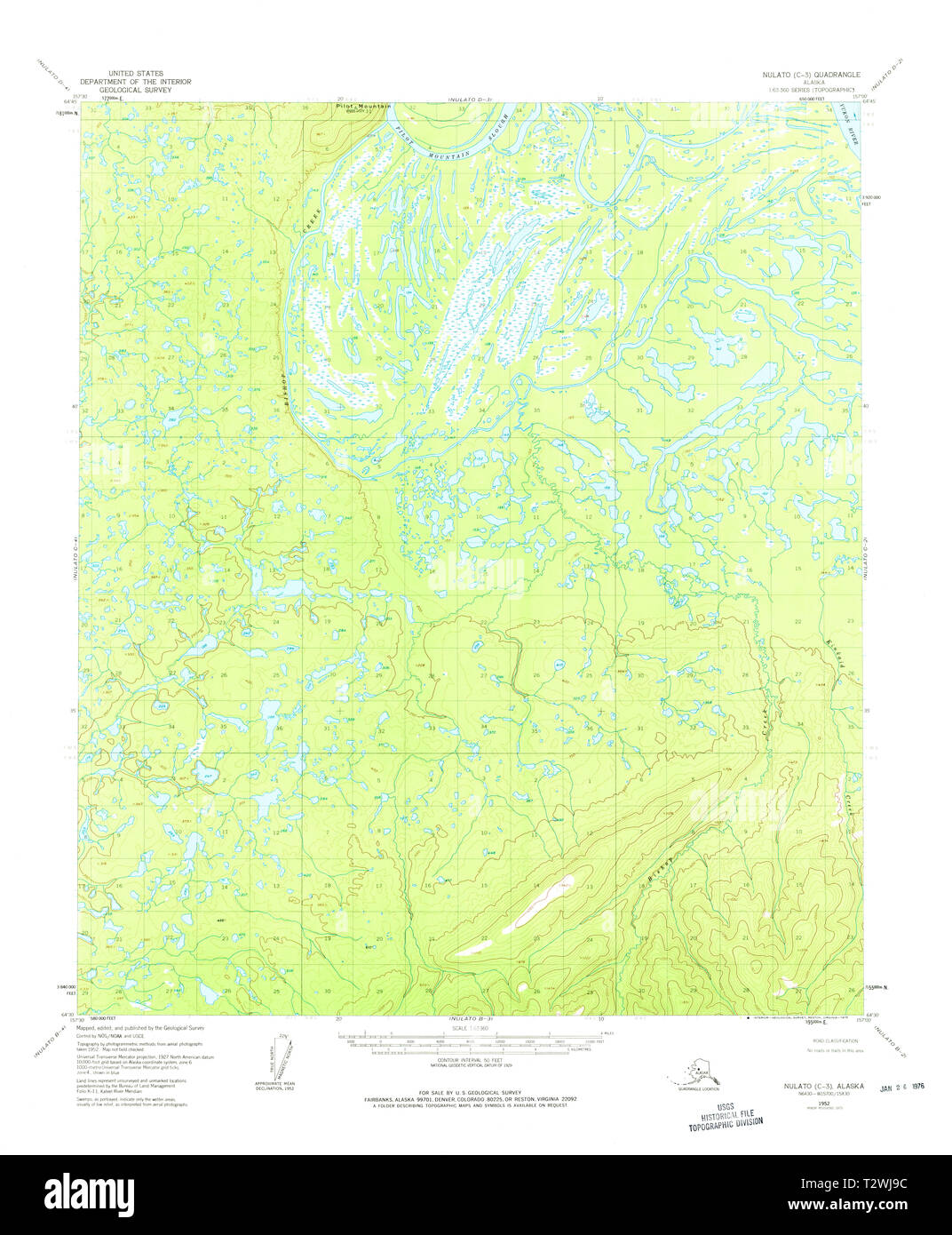 Nulato alaska map Cut Out Stock Images & Pictures Alamy