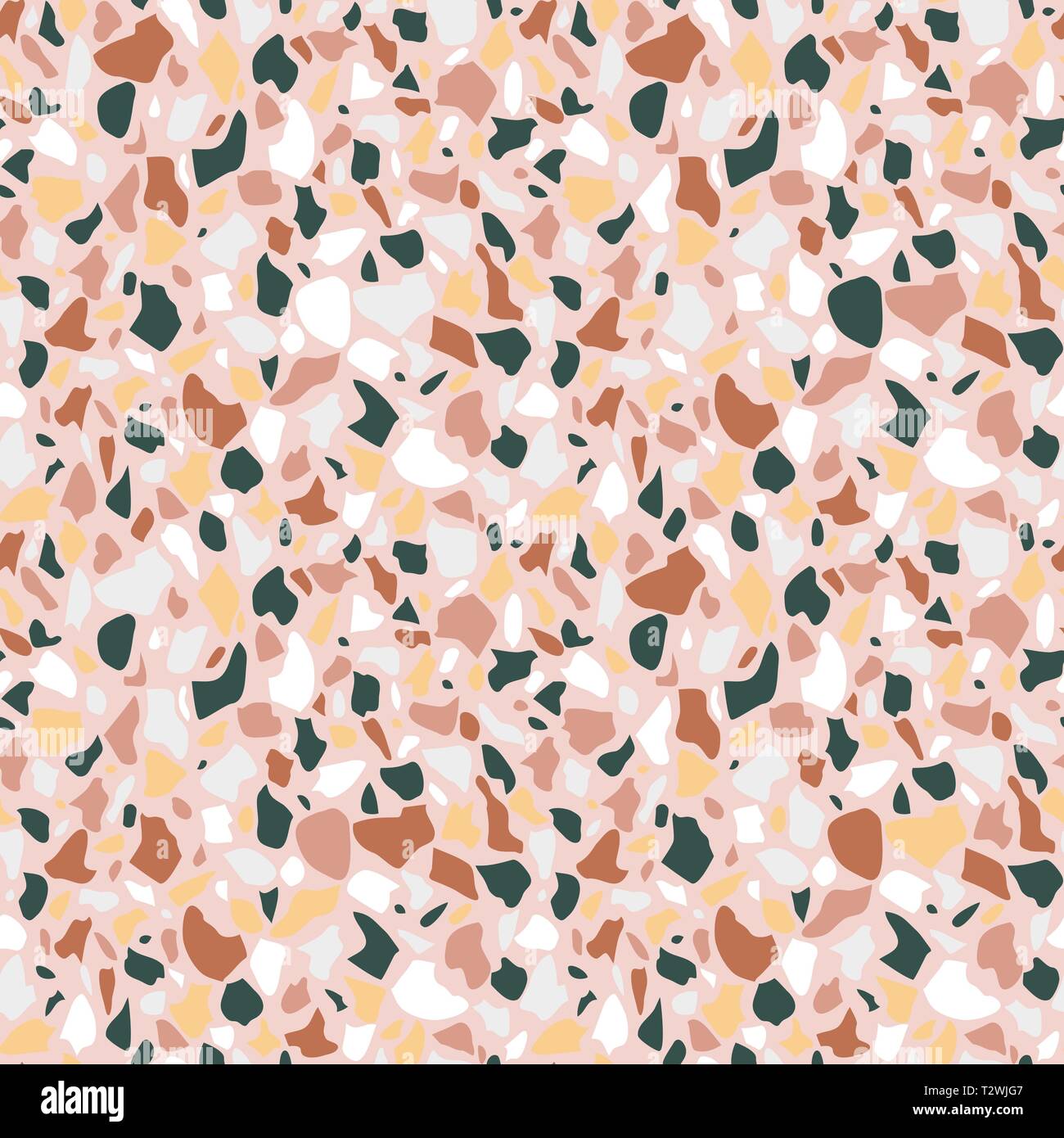 Illustration of terrazzo seamless pattern. Surface pattern Stock Vector ...