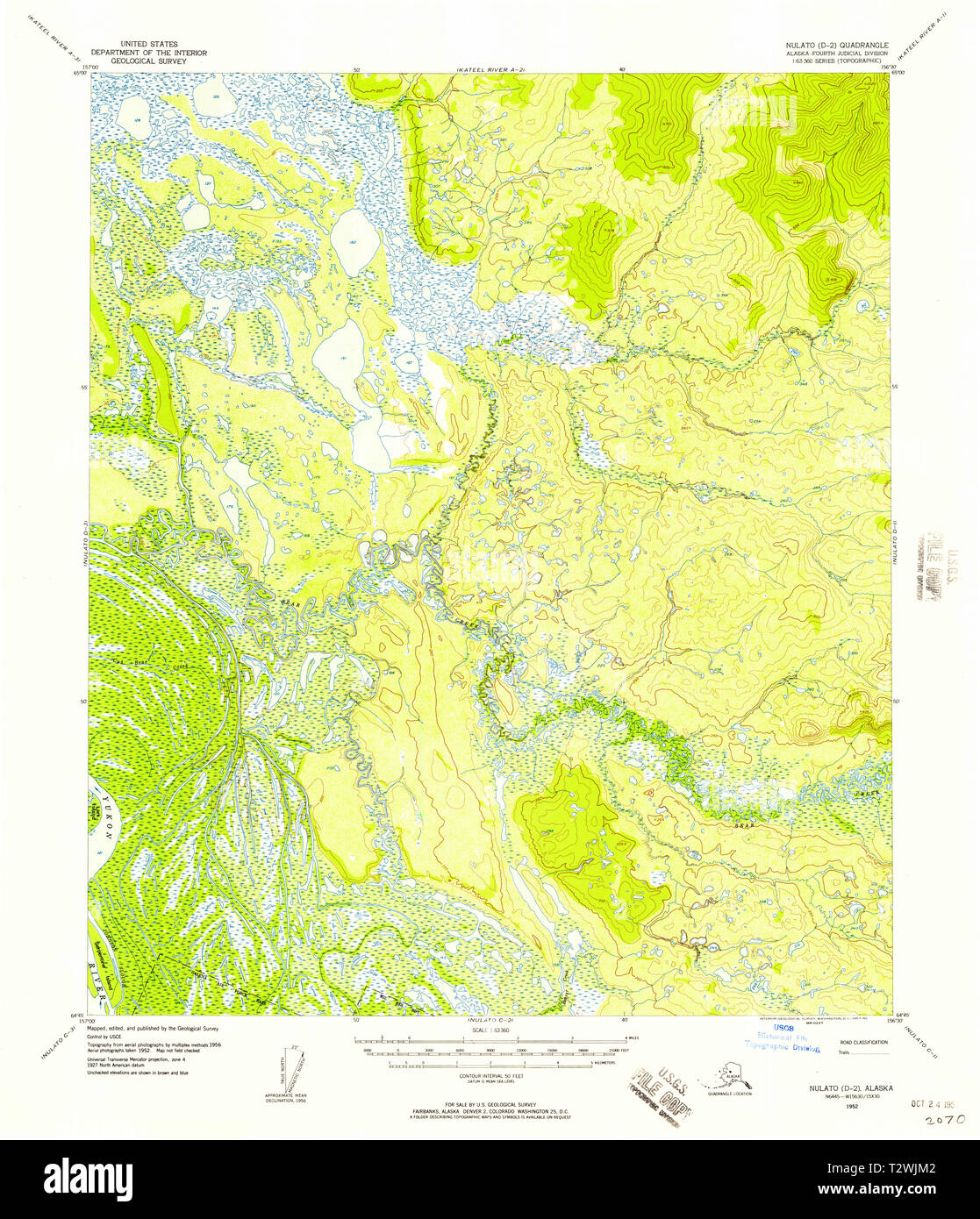 Nulato alaska map hires stock photography and images Alamy