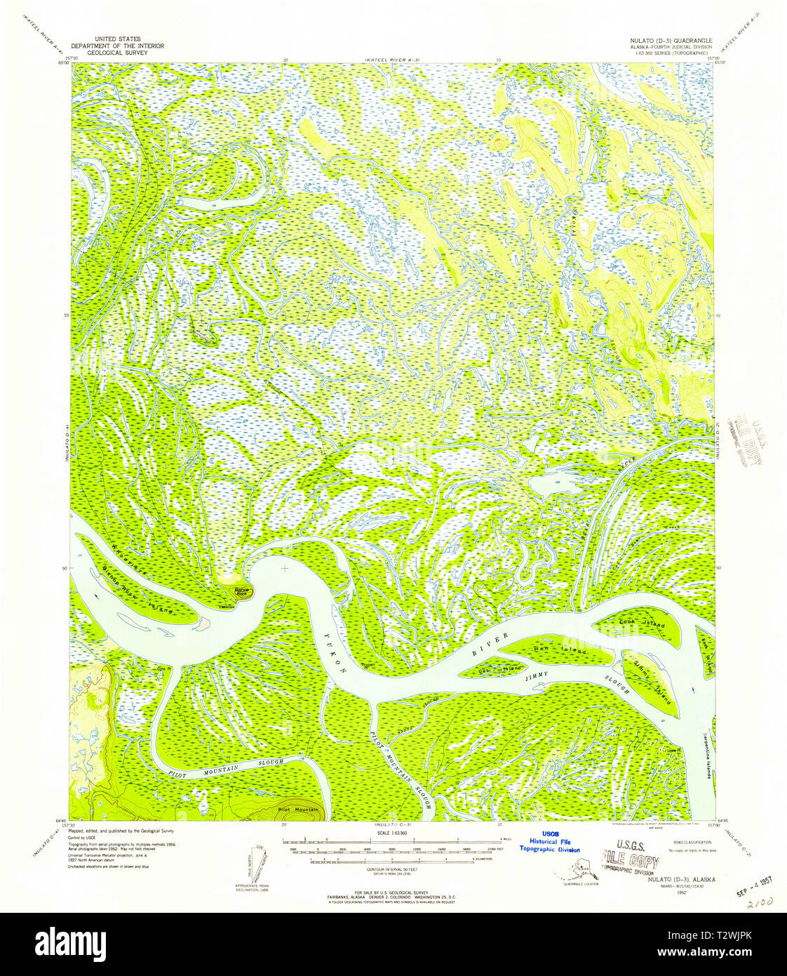 Nulato alaska map hires stock photography and images Alamy